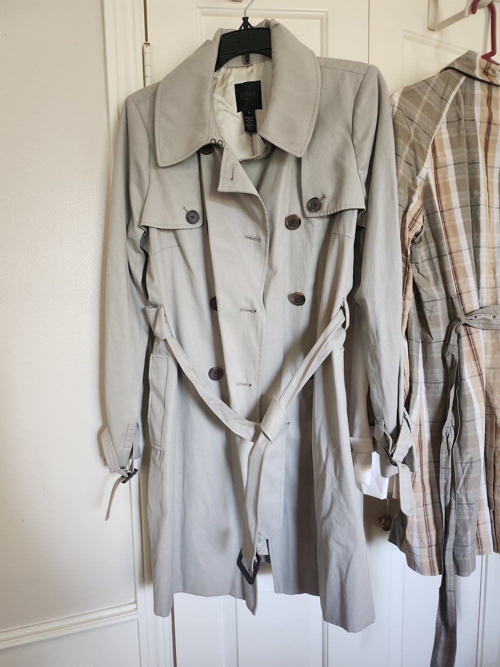 Light Gray Trench Coat - Classic Women's Jacket